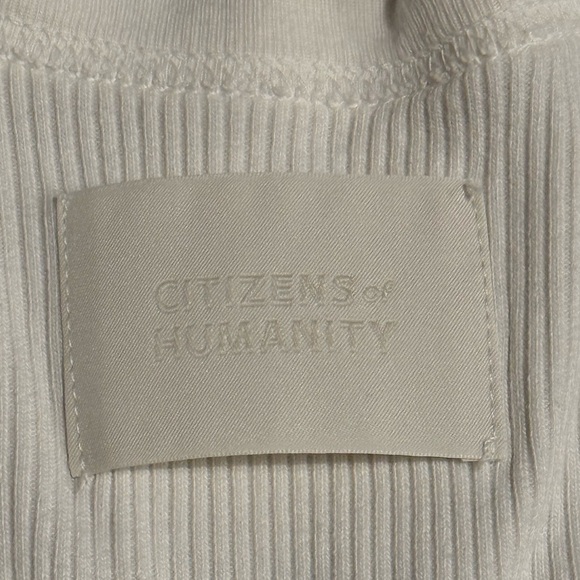 CITIZENS OF HUMANITY Scarlett Rib Henley Top - Picture 11 of 13